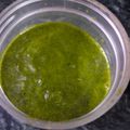 Kirti Mathur का कुकस्नैप जब उन्होंने हरा धनिया और लहसुन की चटनी(hara dhaniya aur lahsun ki chutney recipe in hindi) बनाया था।