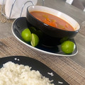 El cooksnap de Mitch Gali cuando hizo Caldo de camarón.