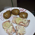 El cooksnap de Zacarías Piedras Del Río cuando hizo Salmón al horno con ajos tiernos.