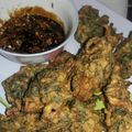 Cooksnap dari Thalia Prasetya untuk resep Bakwan bayam krispi dan sambal mantaap