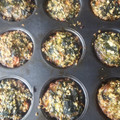 El cooksnap de Karina Acevedo cuando hizo Muffins de avena, acelga y queso.