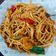 Cooksnap Puva Chandran semasa beliau membuat Spaghetti goreng ala mamak.