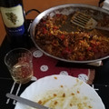 El cooksnap de RenéFG cuando hizo Arroz caldoso con patas de calamar.