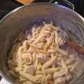 Cooksnap από Maria Servou στη συνταγή Πέννες  με κοτόπουλο κρασάτο & κρέμα γάλακτος