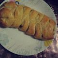 Misbah Rasheed Qureshì's cooksnap of when they made Chicken bread.