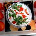 Anupama Maheshwari का कुकस्नैप जब उन्होंने टमाटर प्याज का  रायता (Tamatar pyaz raita recipe in Hindi) बनाया था।