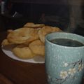 El cooksnap de Gimena Rodriguez cuando hizo La torta frita en Uruguay un día lluvioso no puede faltar.
