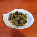 El cooksnap de Rocio Berna cuando hizo Garbanzos salteados al pesto.