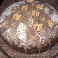 El cooksnap de Mariela cuando hizo Budín estilo torta galesa.