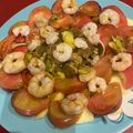El cooksnap de Ana Muñoz cuando hizo Carpaccio de manzana, champiñones, tomate y vinagreta.