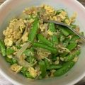 Cooksnap akhmal fauzi semasa beliau membuat Kacang Buncis Tumis Telur.