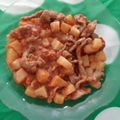 El cooksnap de Silvia Santamaria cuando hizo Bistec y longaniza a la Mexicana con papas ❣🇲🇽❣🍴.