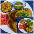 Satya Pandey का कुकस्नैप जब उन्होंने पालक की कचौड़ी(Palak ki kachori recipe in hindi) बनाया था।