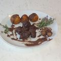 El cooksnap de ma dolors cuando hizo Jabalí guisado con castañas.