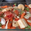 El cooksnap de Eliana Beta Tello cuando hizo Salmón al horno con verduras.