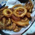 El cooksnap de Laura Litardo cuando hizo Aros de cebolla fritos.