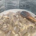 蛟龍Stormwyrm's cooksnap of when they made Garlic Pepper Beef & Mushroom.