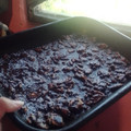El cooksnap de Karen Vecino cuando hizo Turrón de galletas.