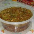 El cooksnap de Rosa Avalos cuando hizo Berenjenas en escabeche light.