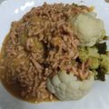 El cooksnap de ghaniatreides cuando hizo Coliflor con salsa de queso y azafrán.