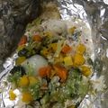 El cooksnap de Robert Calilleri cuando hizo Pescado empapelado con cebollinos ©.