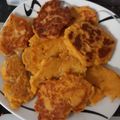 El cooksnap de Silvia Escudero cuando hizo Blw, "croquetas" de calabaza.