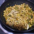 El cooksnap de maitericote cuando hizo Garbanzos al curry con pollo.