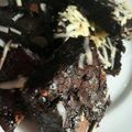 Cooksnap dari Tria Agustina untuk resep "Brownies choco chips almond shiny crust" 👍
