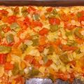 El cooksnap de Valeria Sosa cuando hizo Coca de verduras.