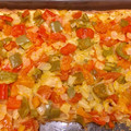 El cooksnap de Valeria Sosa cuando hizo Coca de verduras.