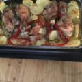 El cooksnap de montsebp cuando hizo Muslos de pollo al horno con patatas.