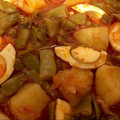 El cooksnap de Paloma Díaz cuando hizo Judías verdes rehogadas con jamón.
