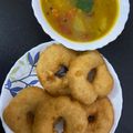 Rashi Mudgal का कुकस्नैप जब उन्होंने सांभर वडा (Sambhar vada recipe in Hindi) बनाया था।
