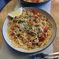 Matthew J Williams's cooksnap of when they made Seafood linguine.