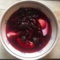 Cooksnap Alek z czasów, kiedy przygotował Botwinka z jajkiem i koperkiem.