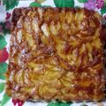 El cooksnap de Andrea Muñoz cuando hizo Tarta de manzana invertida.