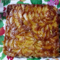 El cooksnap de Andrea Muñoz cuando hizo Tarta de manzana invertida.