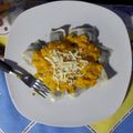 El cooksnap de Sofsoof cuando hizo Ravioles en salsa de zapallo light.
