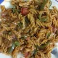 Vanika Agrawal's cooksnap of when they made Spicy Veg pasta.