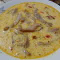 Cooksnap-ul lui Simona Mihaela Pirjol atunci când a preparat Ciorbă falsă de burtă cu ciuperci Pleurotus!.