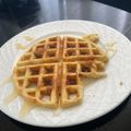 El cooksnap de Victioria Perez cuando hizo Waffles de queso crema, berries y chocolate blanco a lo Chef G💪🏾🇵🇷🔥👨🏾‍🍳.