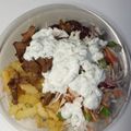 Varga Sándorné Cooksnap-ja, amikor elkészítette a(z) Gyros tál receptet.