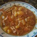 El cooksnap de Jone Sin Mas cuando hizo Carne guisada.