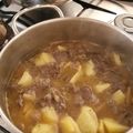 El cooksnap de Pilar cuando hizo Higaditos de pollo en salsa con patatas.