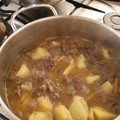 El cooksnap de Pilar cuando hizo Higaditos de pollo en salsa con patatas.