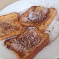 El cooksnap de Catalina Mardones cuando hizo Tostadas francesas.