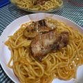Cooksnap dari Akhirunnisa Malik untuk resep Sphagetti Oriental Chicken