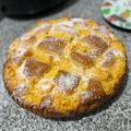 El cooksnap de Andrea cuando hizo Torta con crema pastelera y coco (muy fácil y rica).