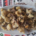 El cooksnap de MurcianicaEnLondres cuando hizo Sartén de patatas, castañas y champiñones a la mostaza.