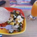 El cooksnap de Melmont Muñoz cuando hizo Deliciosas rajas de chile poblano con chorizo y papas.